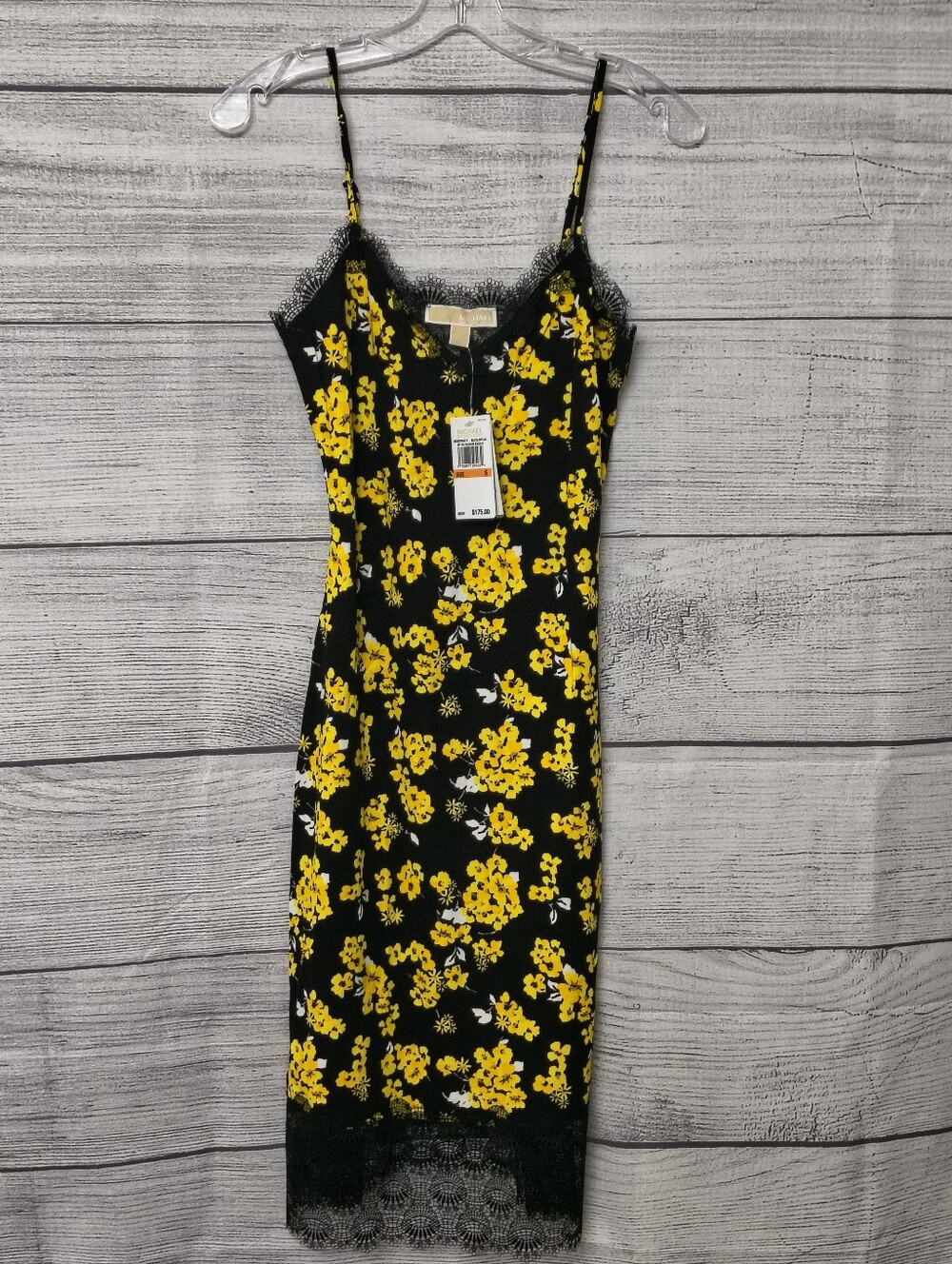 Michael Kors Floral Slip Lace Dress Size Small